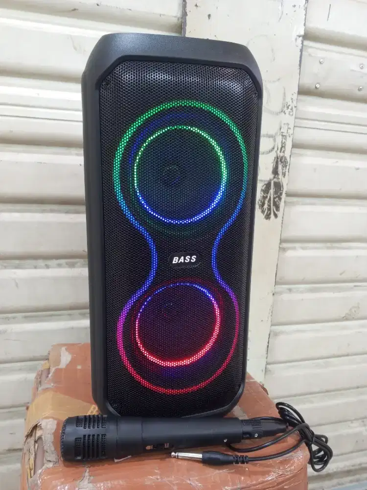 Speaker bluetooth karaoke DUAL 4 inch