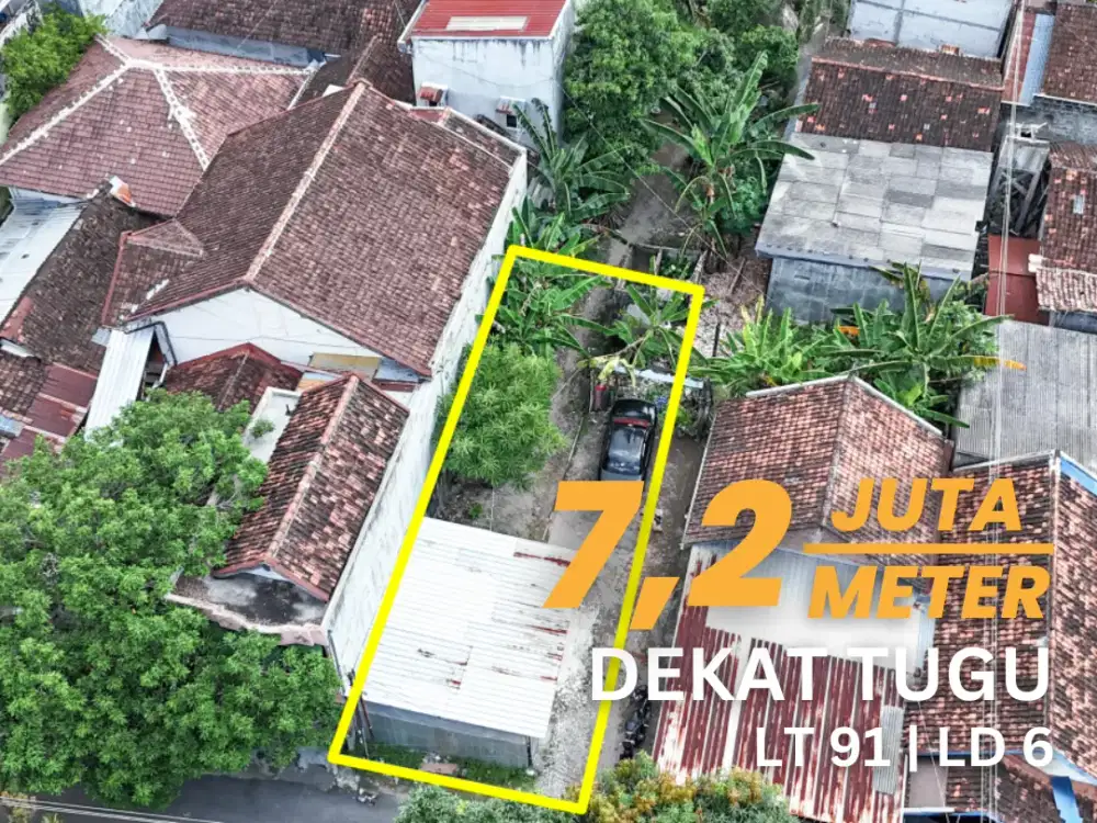 Jual Tanah Kecil Dekat Tugu Jogja Di Tegalrejo