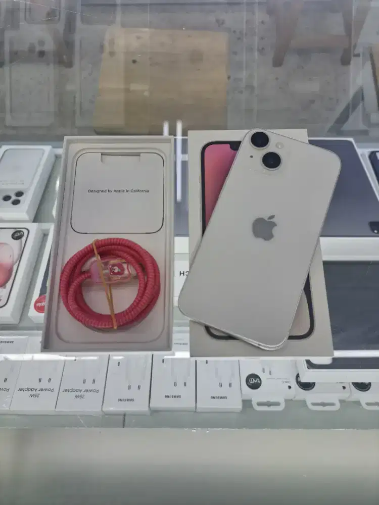 Second IPhone 14 128GB Starlight Ex IBOX Mulus Like New Nego