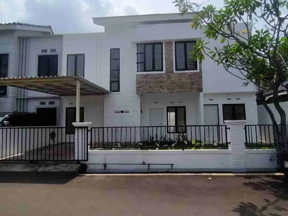 Rumah second tanah luas dekat stasiun Jurangmangu Bintaro