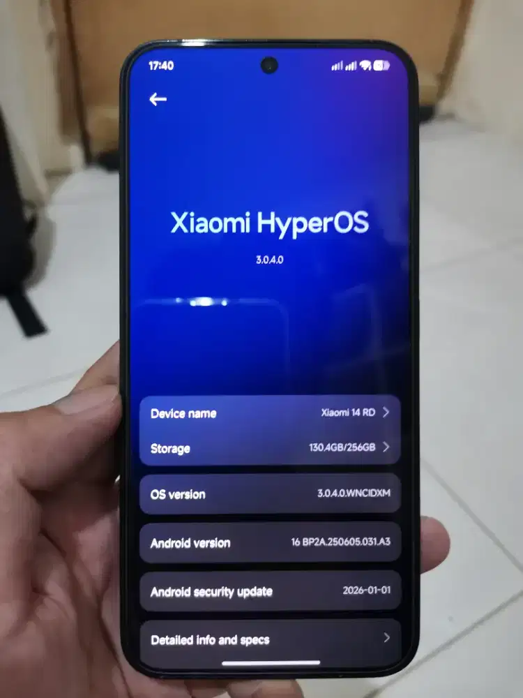 Xiaomi 14 Basic 12 / 256 - Hitam