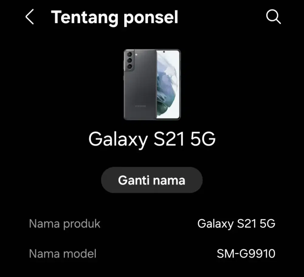 Jual hp Samsung s21 5g