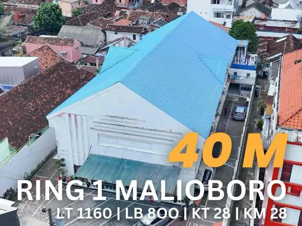 Jual Hotel Dekat Malioboro dan Stasiun Tugu Hitung Tanah
