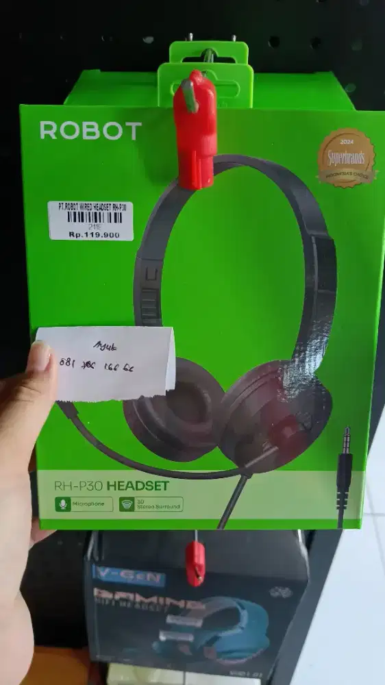 PT ROBOT WIRED HEADSET RH-P30 | ATLANTIS DAHSYAT
