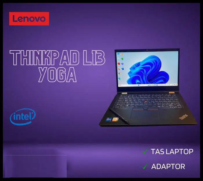 Laptop Lenovo Thinkpad L13 Yoga 2nd Core i5 Gen 11 Ram 16GB SSD *RRC