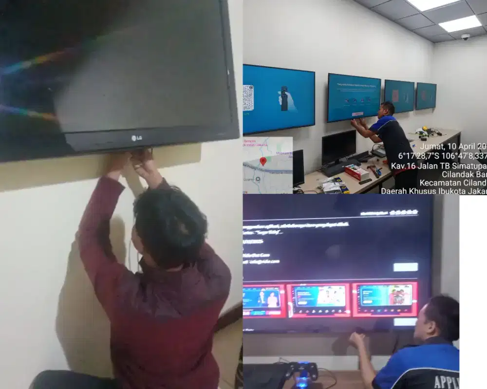 Braket +pasang atau jasa pasang terima rapih breket bracket led tv