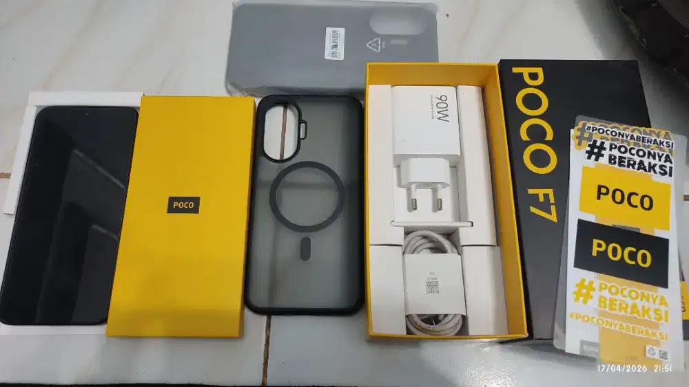 Poco F7 Fullset Mulus Like New!!!