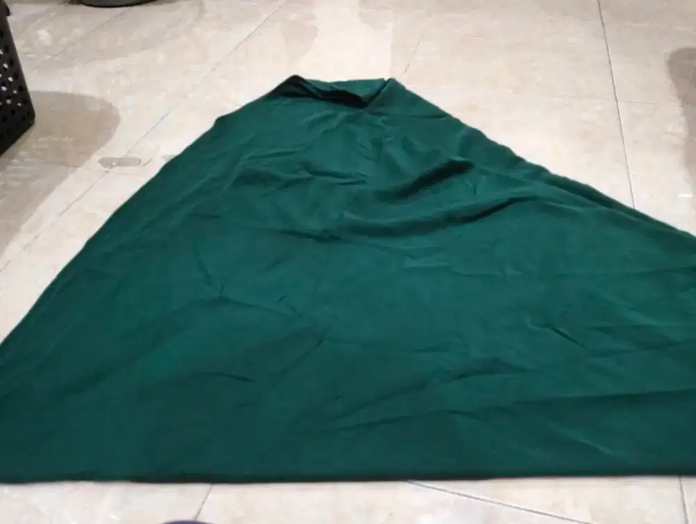 Jilbab lebar panjag hijau