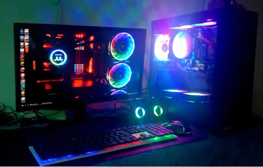 pc gaming i5 3470,ssd 128gb+1000GB (1TB) garansi 1 tahun