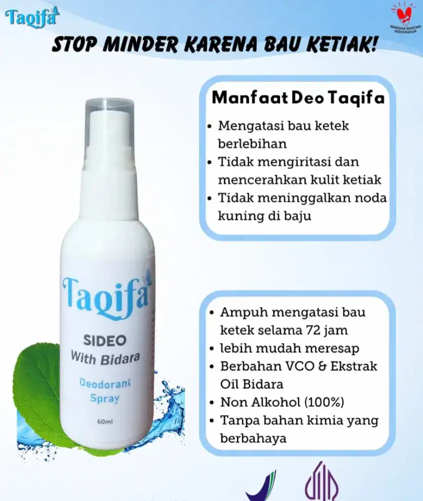 Deodorant taqifa with Bidara 100ml