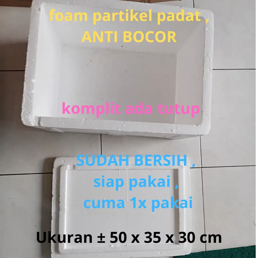 Box styrofoam foam gabus sterofom MURAH BANGET