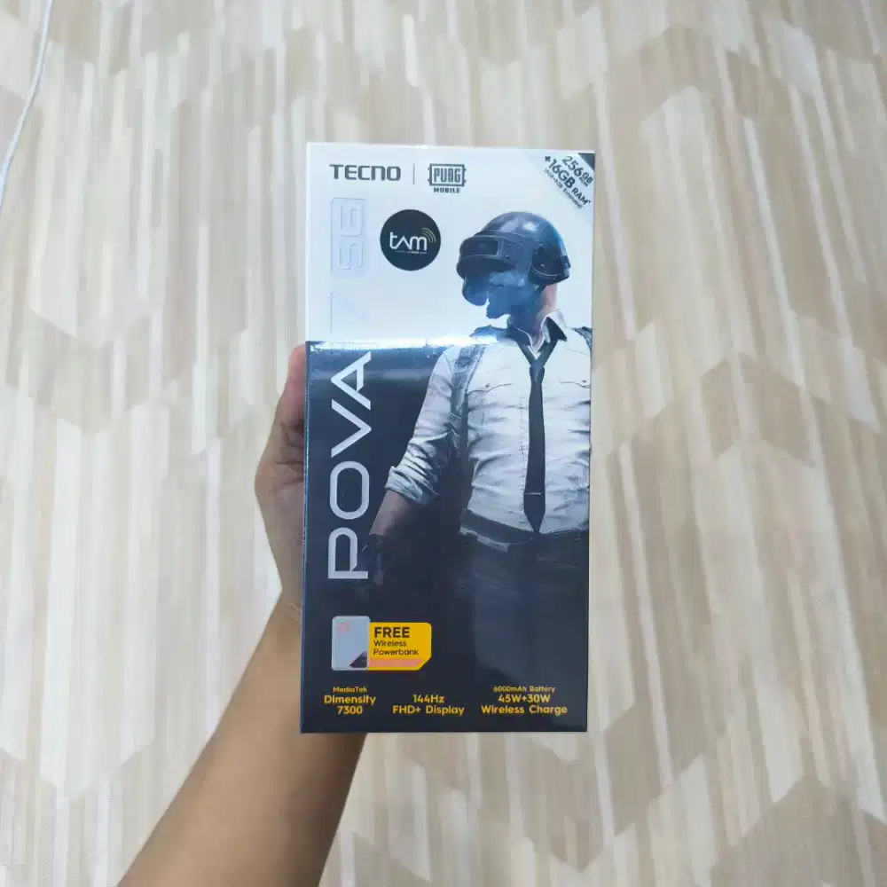 Tecno Pova 7 5G 8/256 Baru Segel Garansi Resmi