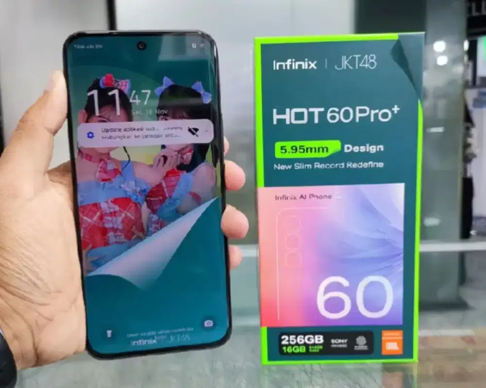 INFINIX Hot 60 Pro+ NFC RAM 8+8 / 256 Usia 2 Minggu Bisa Tukar Tambah