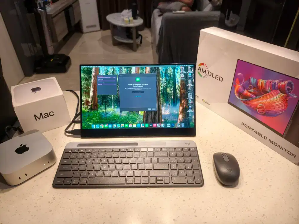 Ultimate Desk Setup: Mac Mini M4 16GB RAM | 4K OLED | Logi K580 & M196