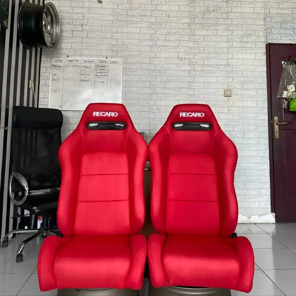 Jok Mobil Racing Recaro SR3 Merah