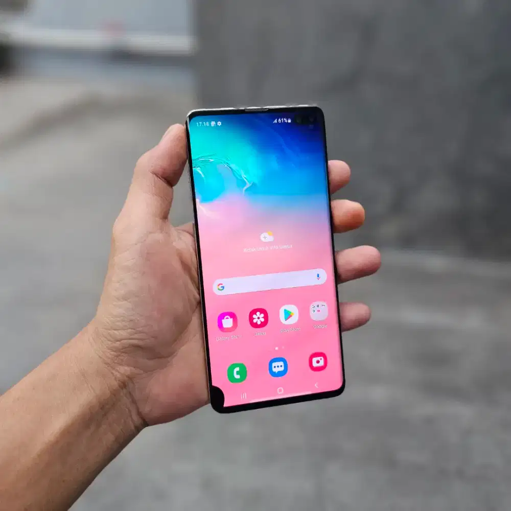 SAMSUNG GALAXY S10 PLUS SEIN 8/128 MULUS MINUS TOMPEL FUNGSI NORMAL