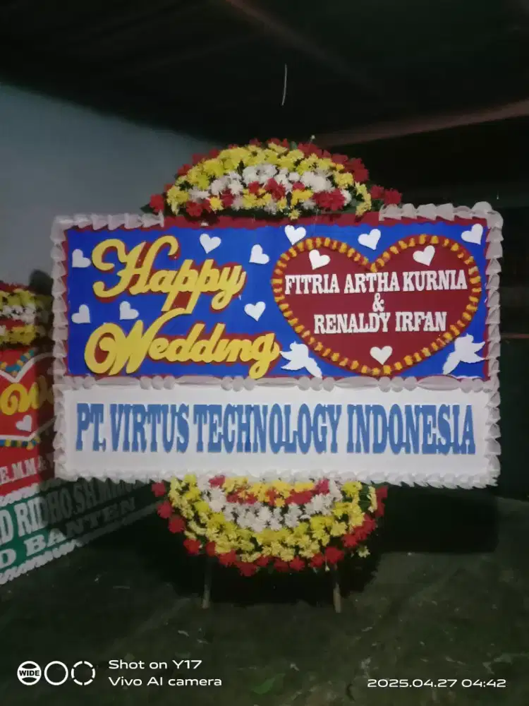Karangan bunga papan murah Tangerang