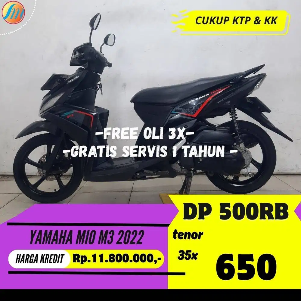 DP CUKUP 500RIBU KREDIT YAMAHA MIO M3 2022 ANGSURAN SANGAT RINGAN