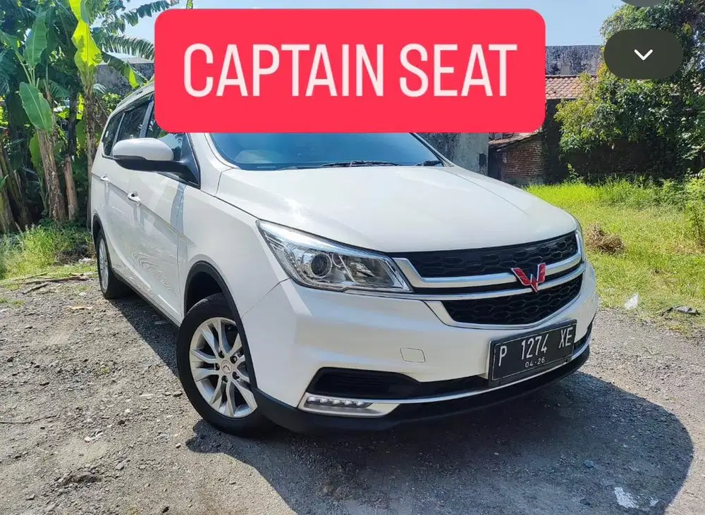 Wuling Cortez Turbo Matic 2021 Captain Seat Putih