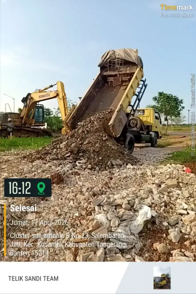 Urugan puing dan buang sampah