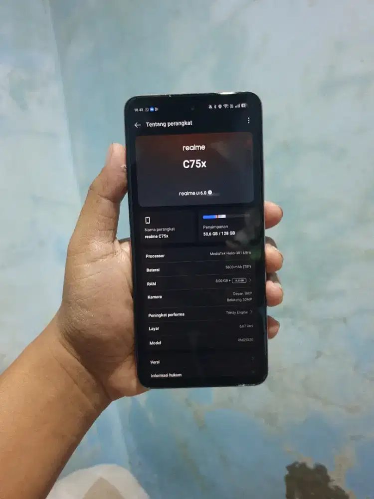 Realme C75x Kondis Bagus
