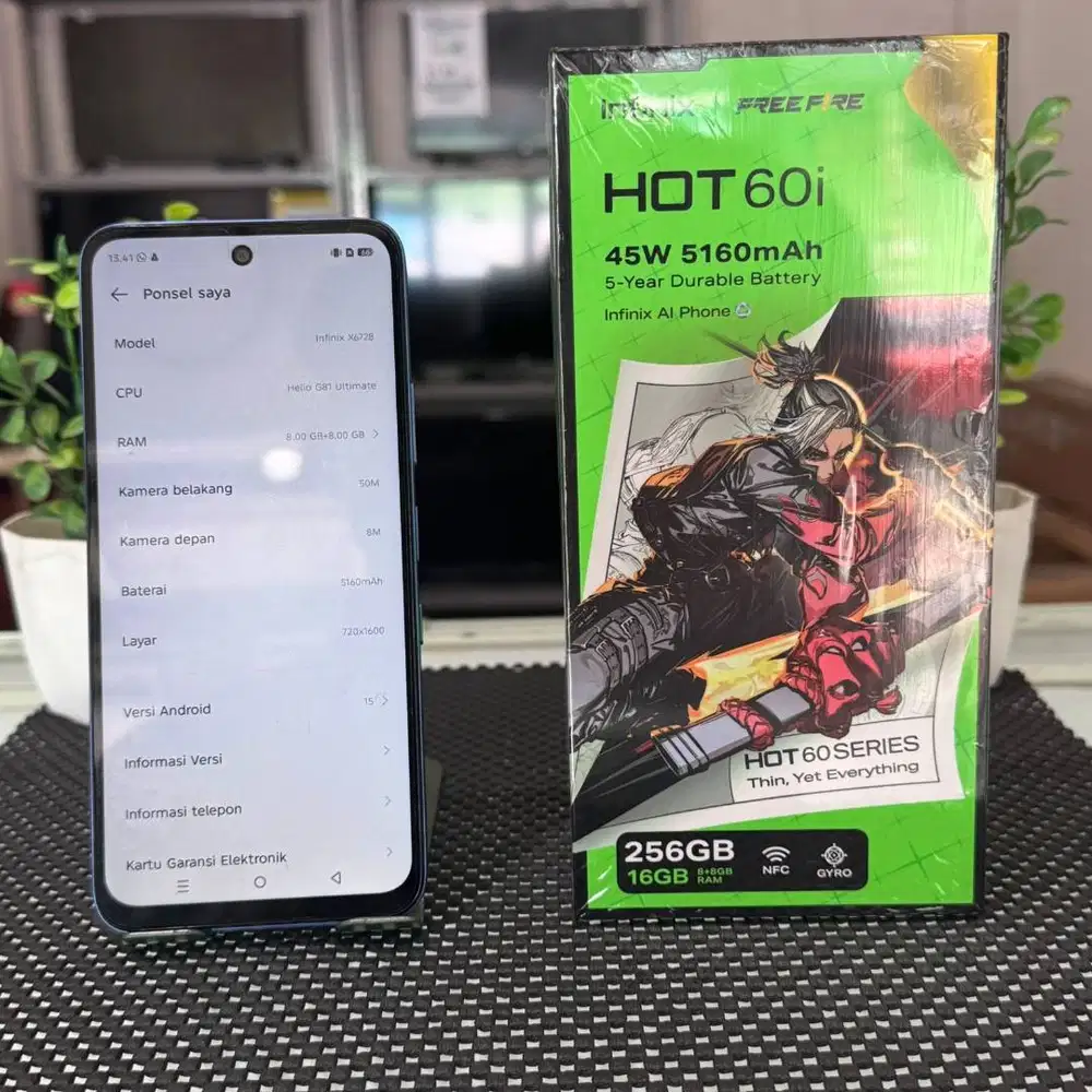 INFINIX HOT 60I RAM 8/256GB