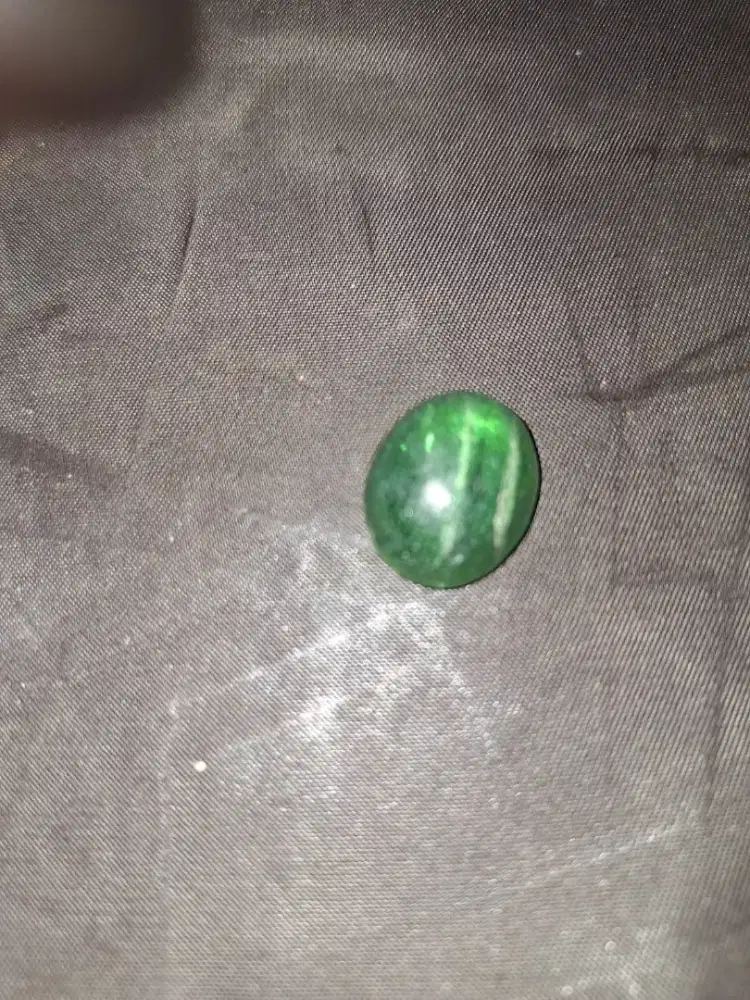 Batu cincin natural 
Giok green fluorite 
Limited edition 
Barang tera