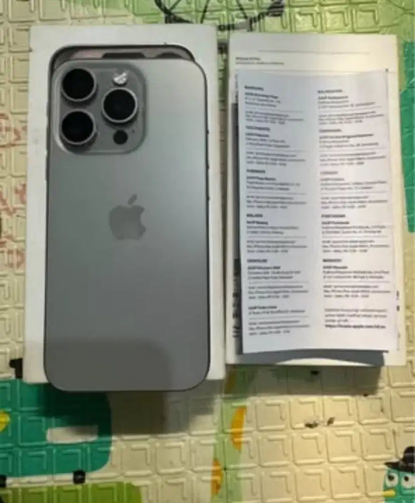 15 pr0 128gb ibox..garansi sdh habiz ..unit mulus banget..bh ori 81