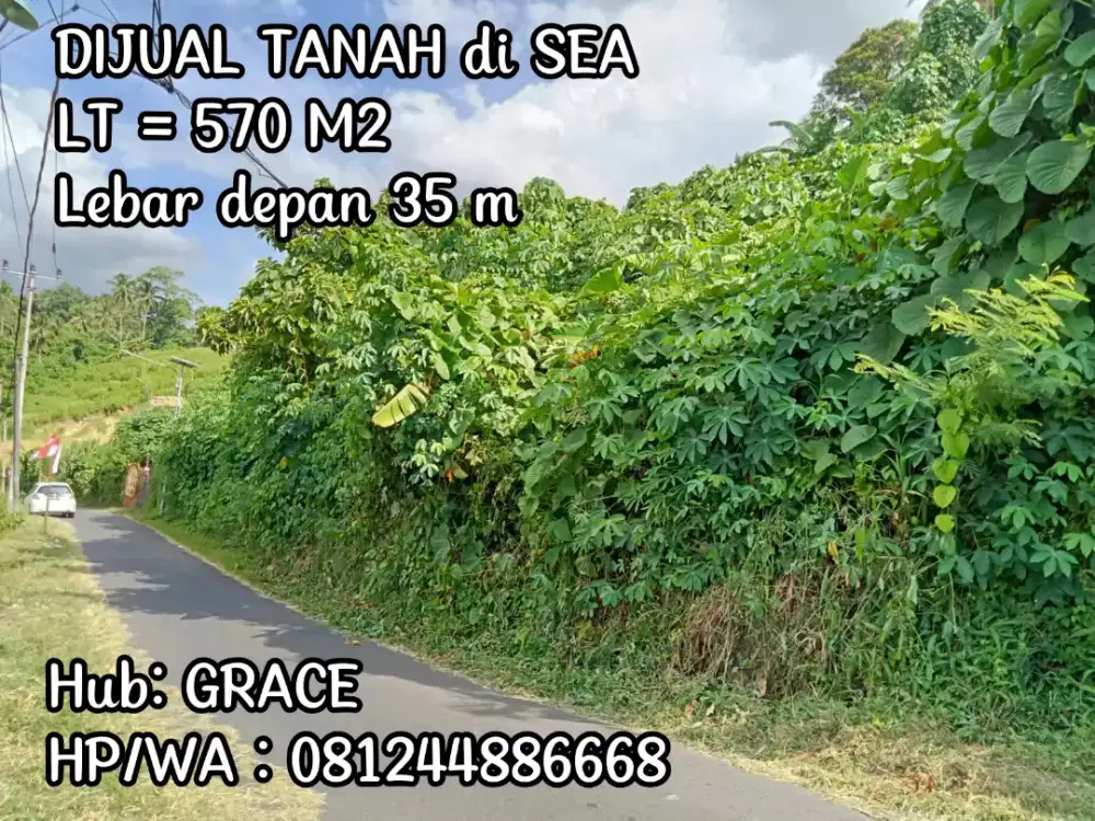 Dijual Tanah di Manado view Kota, Laut dan Gunung