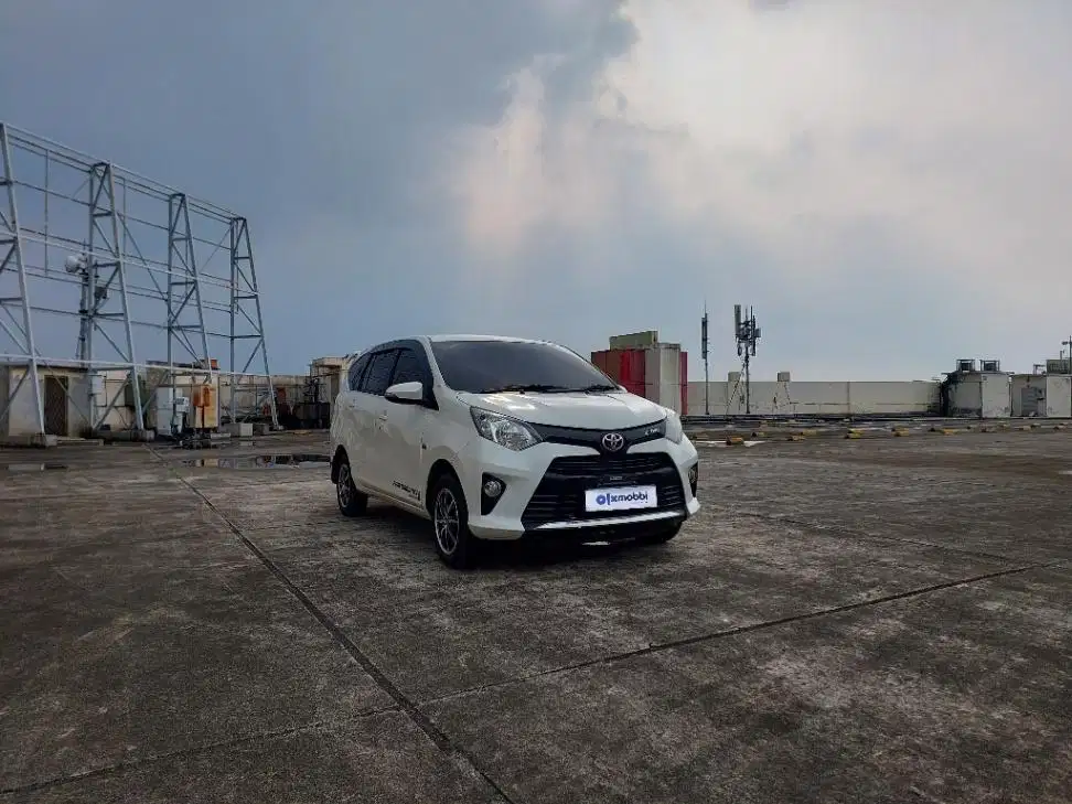 TDP 6,JT, Toyota Calya 1.2 G Bensin-AT Putih 2019