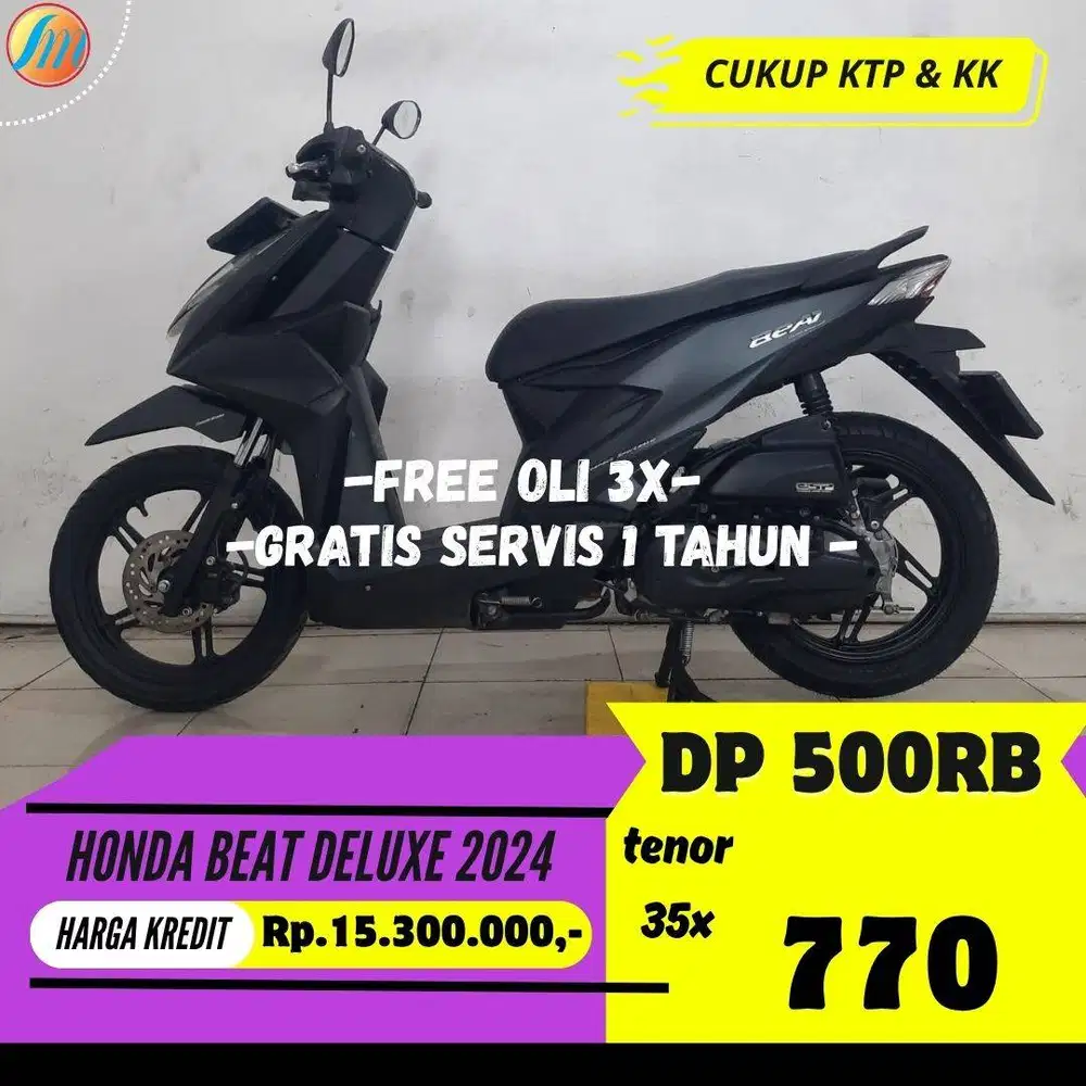 DP CUKUP 500RIBU HONDA BEAT DELUXE 2024 ANGSURAN SANGAT RENDAH