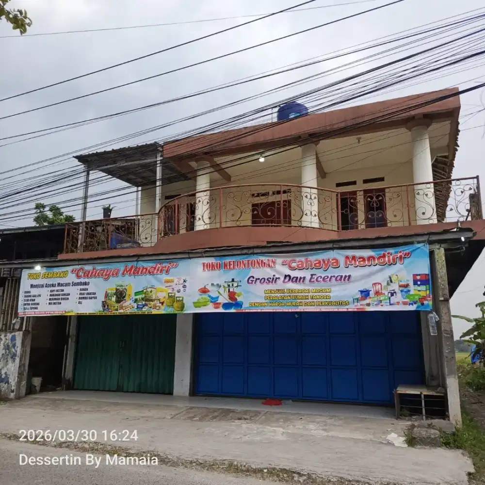 Rumah 2 tingkat bawah Ruko