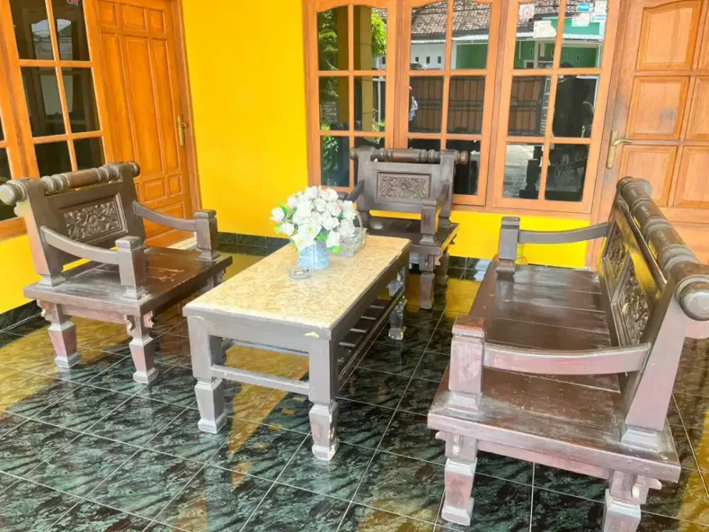 Kursi big size teras Kayu Jati