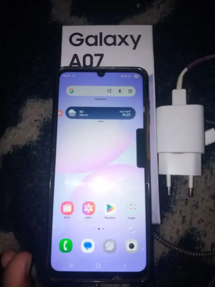 Samsung a07 ram 4/128 violet