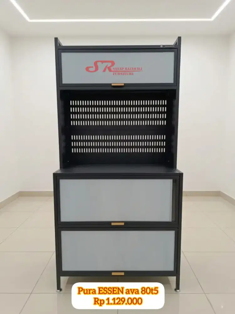 Lemari Dapur Besi Pira ESSEN MKC Series Murah Jogja (Ars)