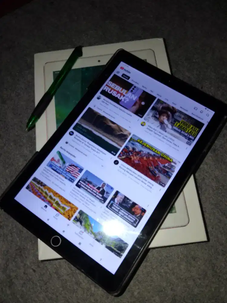 tablet tab android ram 2/32 normal full set 10inc