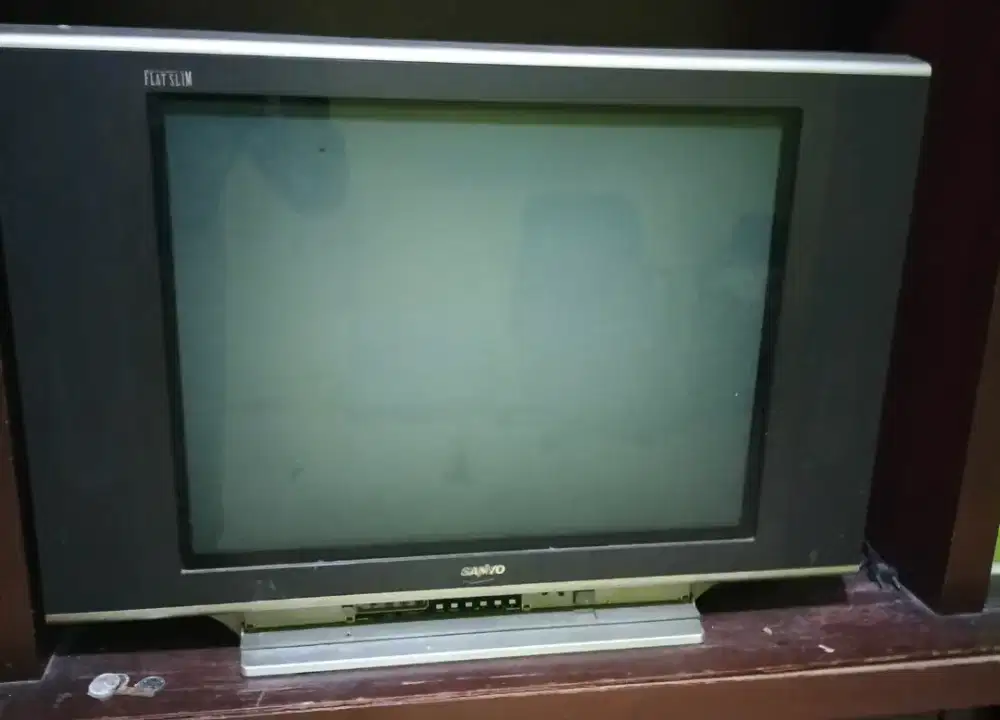 Jual TV tabung, tidak ada remot masih normal