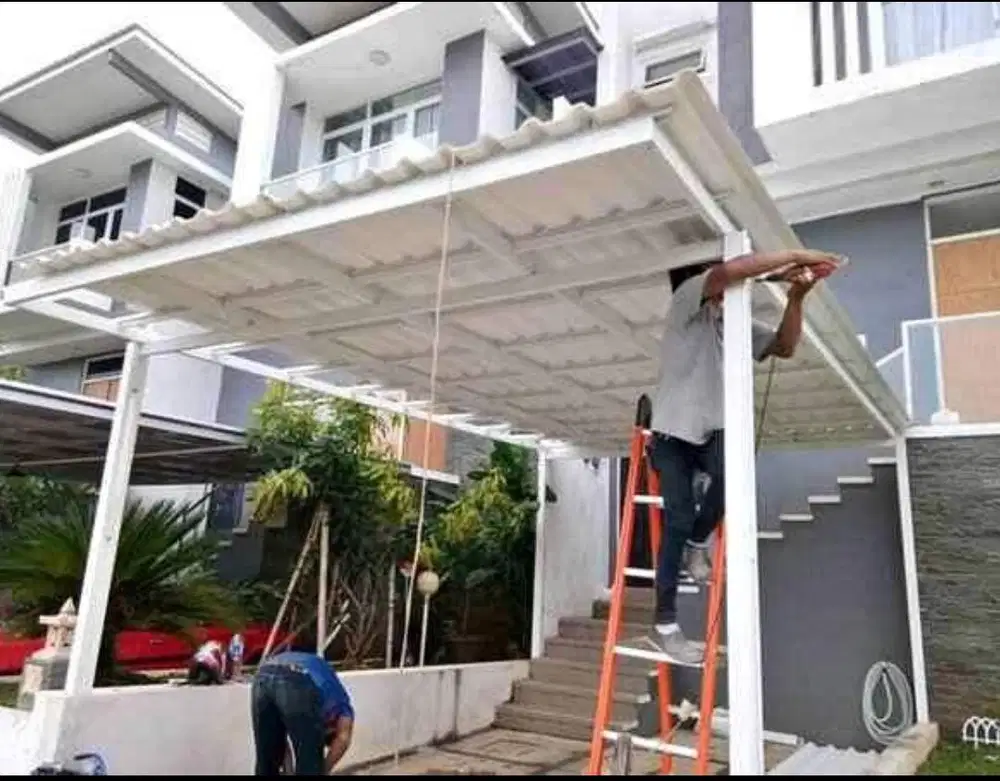 Kanopi alderon minimalis