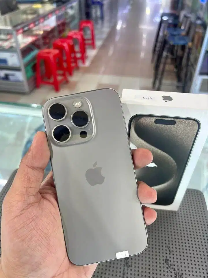 Iphone 15 PRO 128 IBOX (Natural Titanium) Jossjisss Istimewa