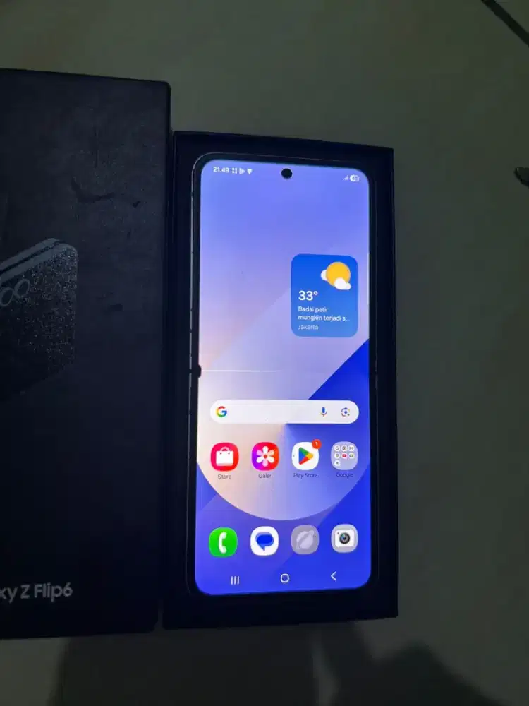 Samsung Z Flip 6 5G SEIN 12/256 original fullset bawaan pabrik