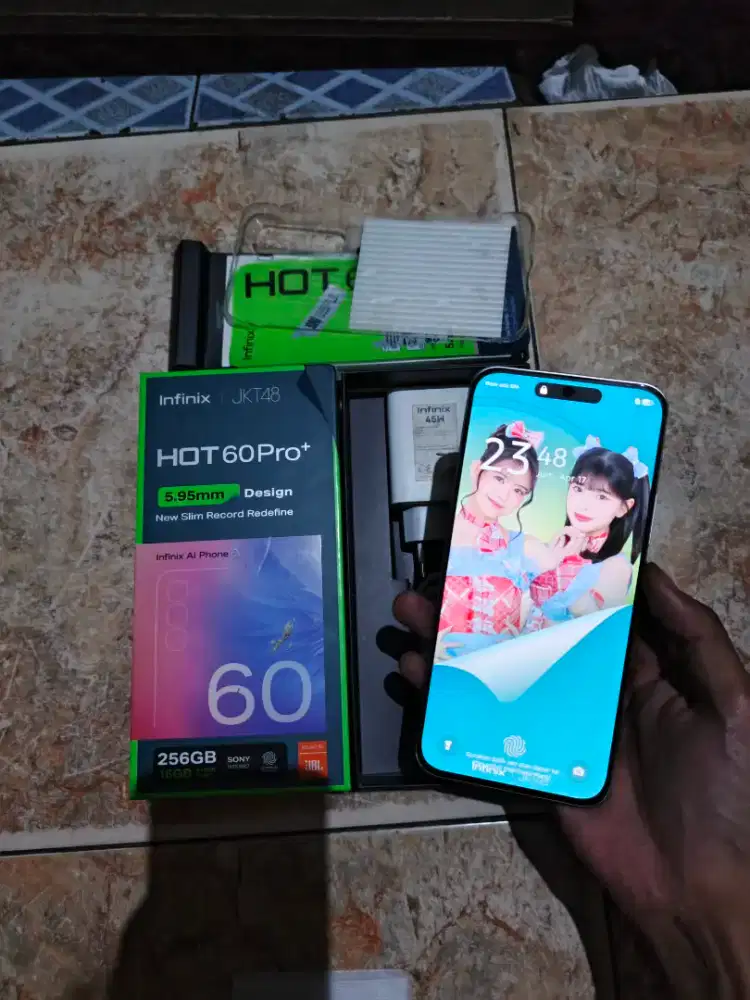 Infinix Hot 60 Pro Plus Ram 8+8/256 Fullset
