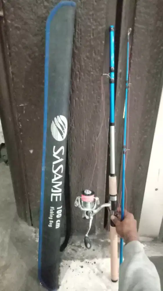 Alat pancing fullset reel merk ryobi zeus HP4000