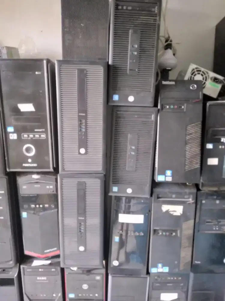 Cpu builup mulus segel ori hp tower standar grnsi1thn murah spek mewah