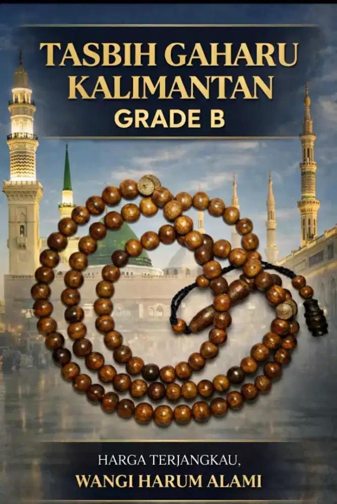 Tasbih Gaharu Super grade B Kalimantan