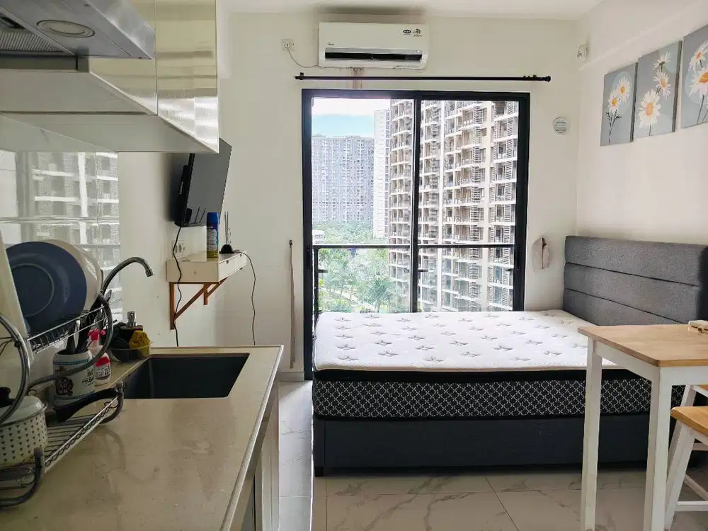 SEWA CEPAT!Studio FF Sky House BSD Leoni–View Pool,Include IPL 3,199jt