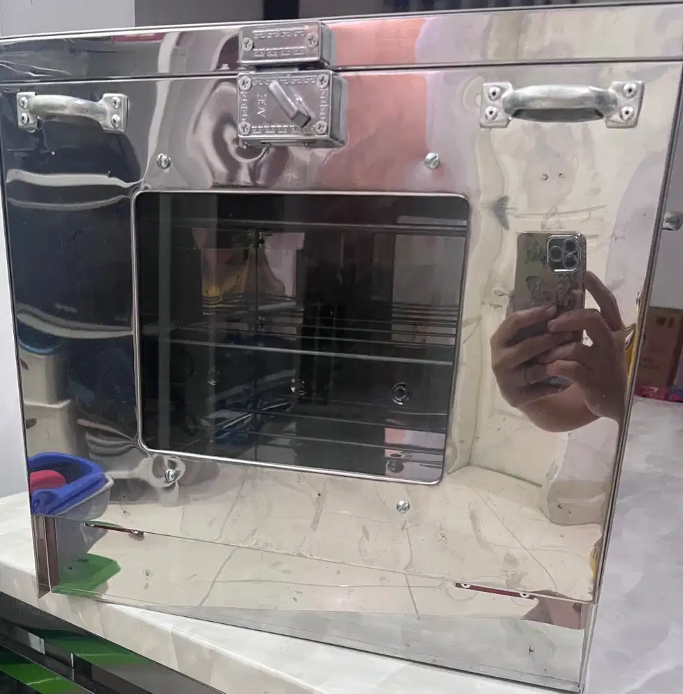 Oven tangkring stainless susun 3