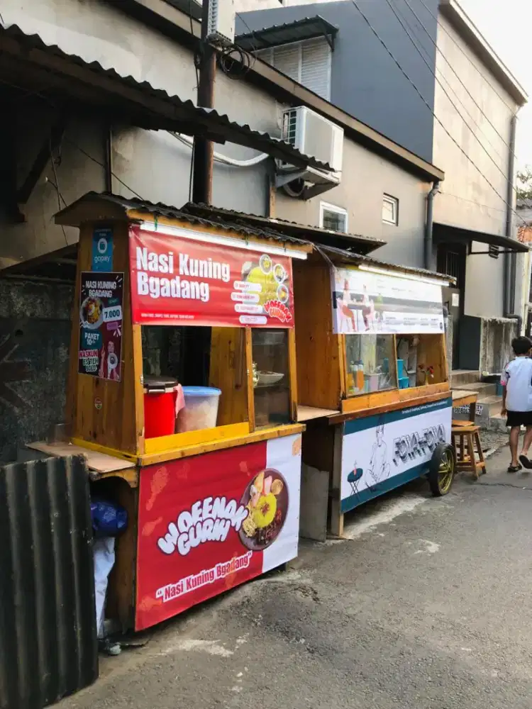 Gerobak 2 unit borong smua aja