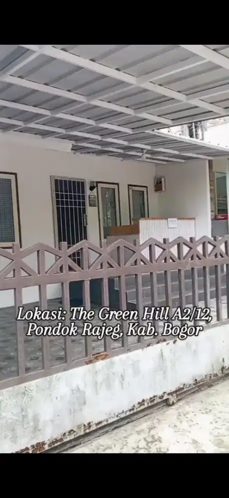Di sewakan rumah di The Green Hill kab bogor