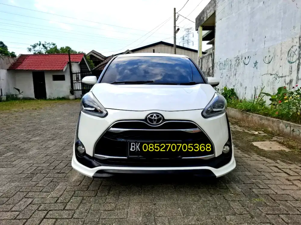 Dp 14jt Sienta Q Cvt Matic Putih 2017