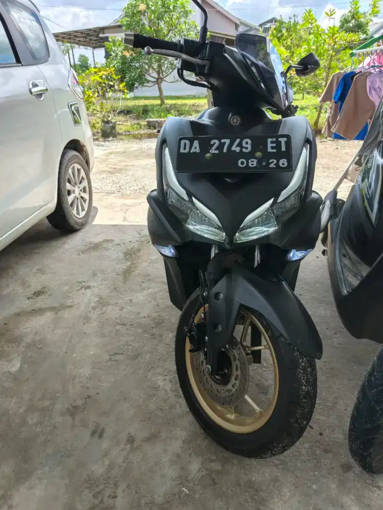 Aerox new abs keyless 2021 hitam doff